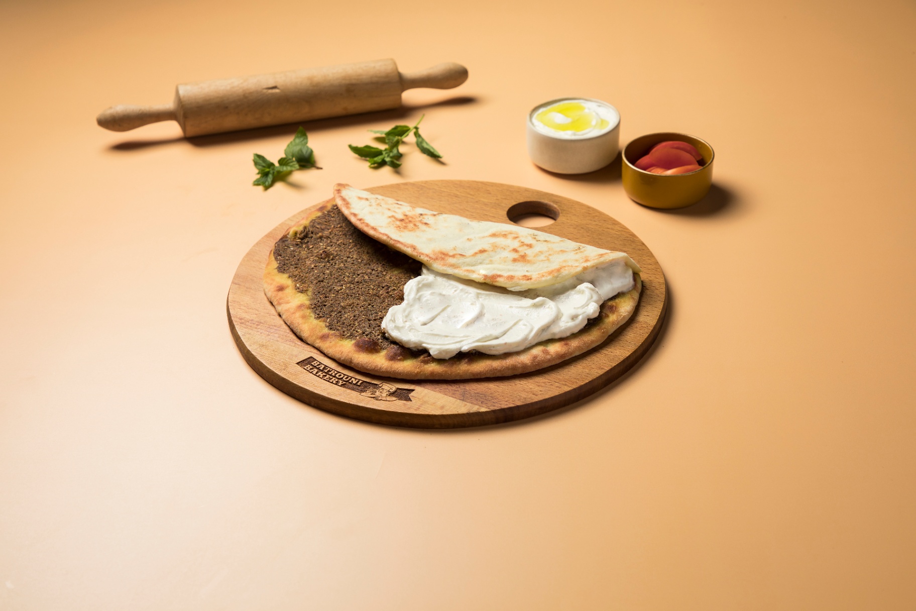 Zaatar Labne Manoushe