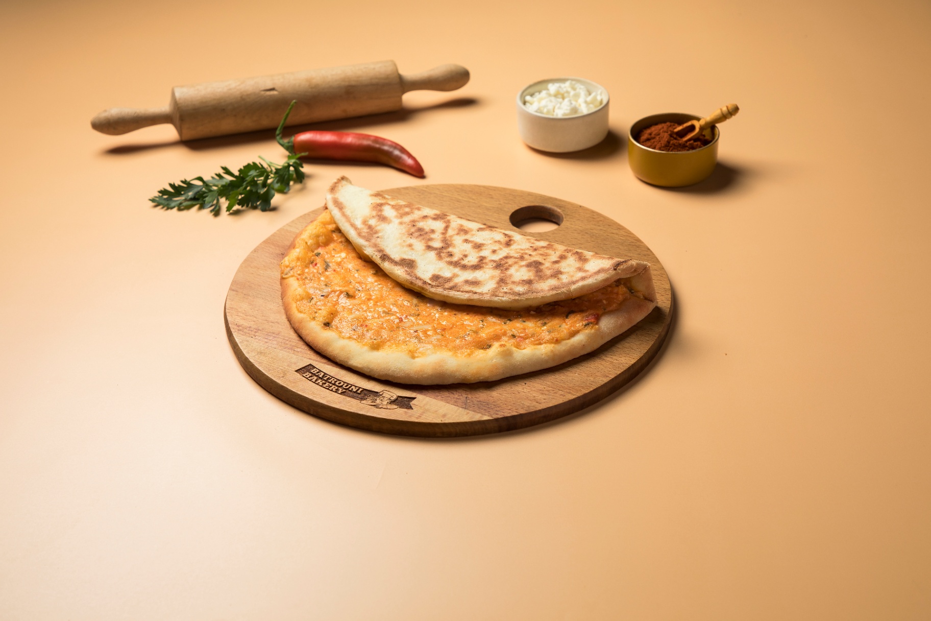 Chili Cheese Mix Manoushe