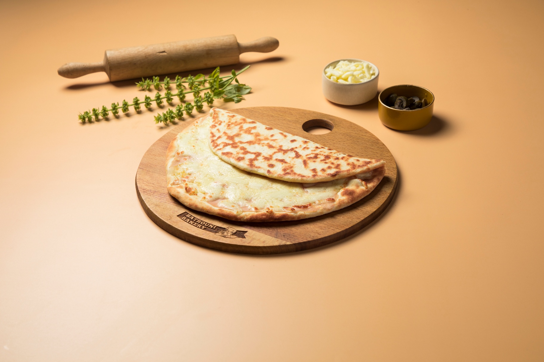 Ham & Cheese Manoushe