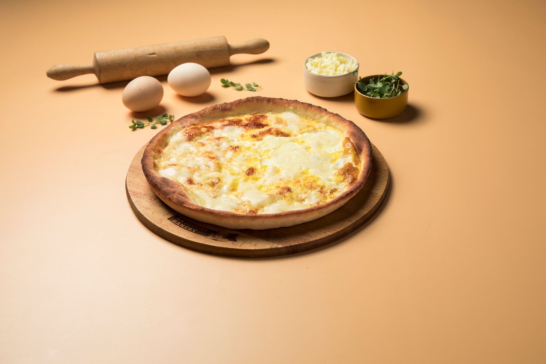Eggs & Cheese Manoushe