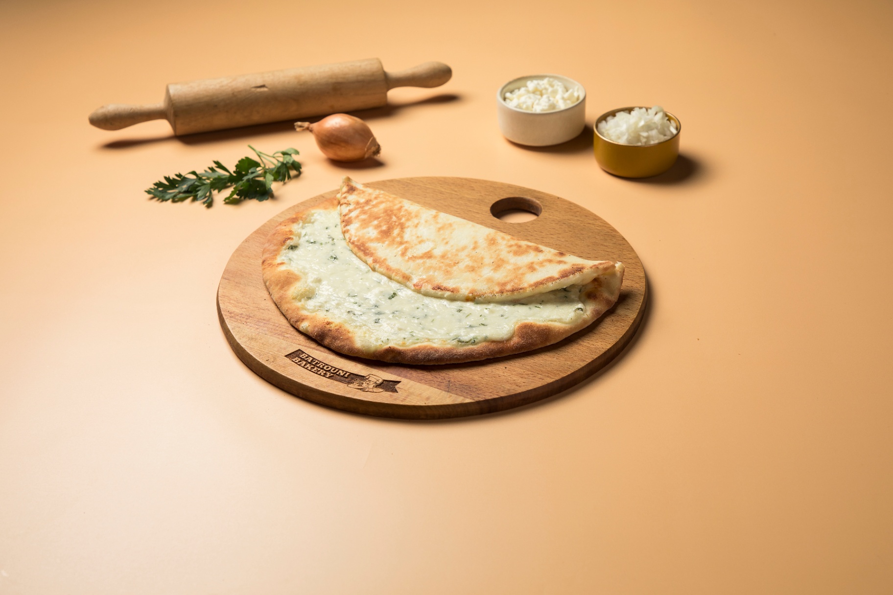 Onion Cheese Mix Manoushe